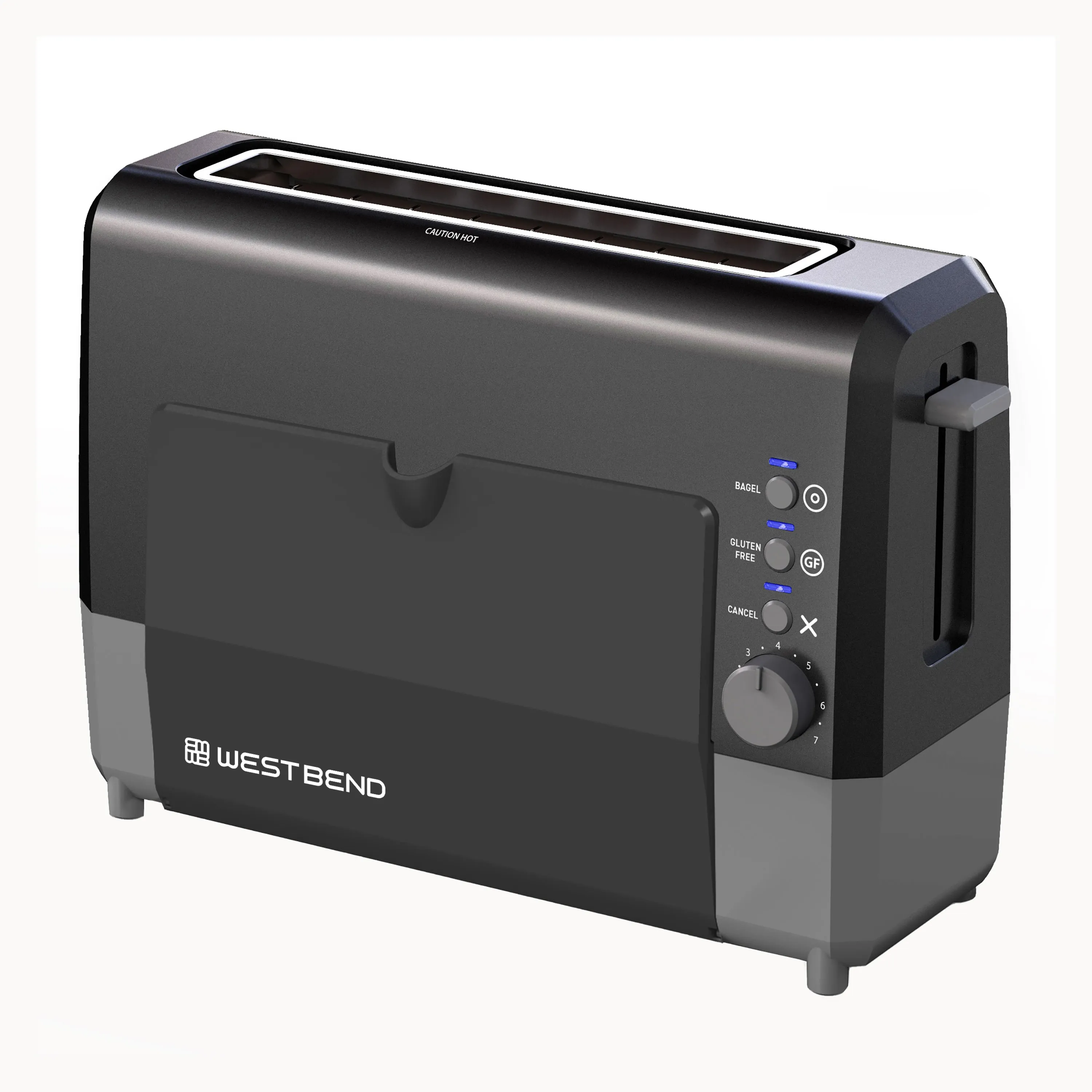 West Bend QuikServe 2-Slice Toaster with Extra Wide Slots