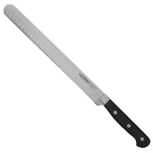 Winco KFP-102 10" Forged Carbon Steel Fish/Roast Slicer With Granton Edge with POM Handle