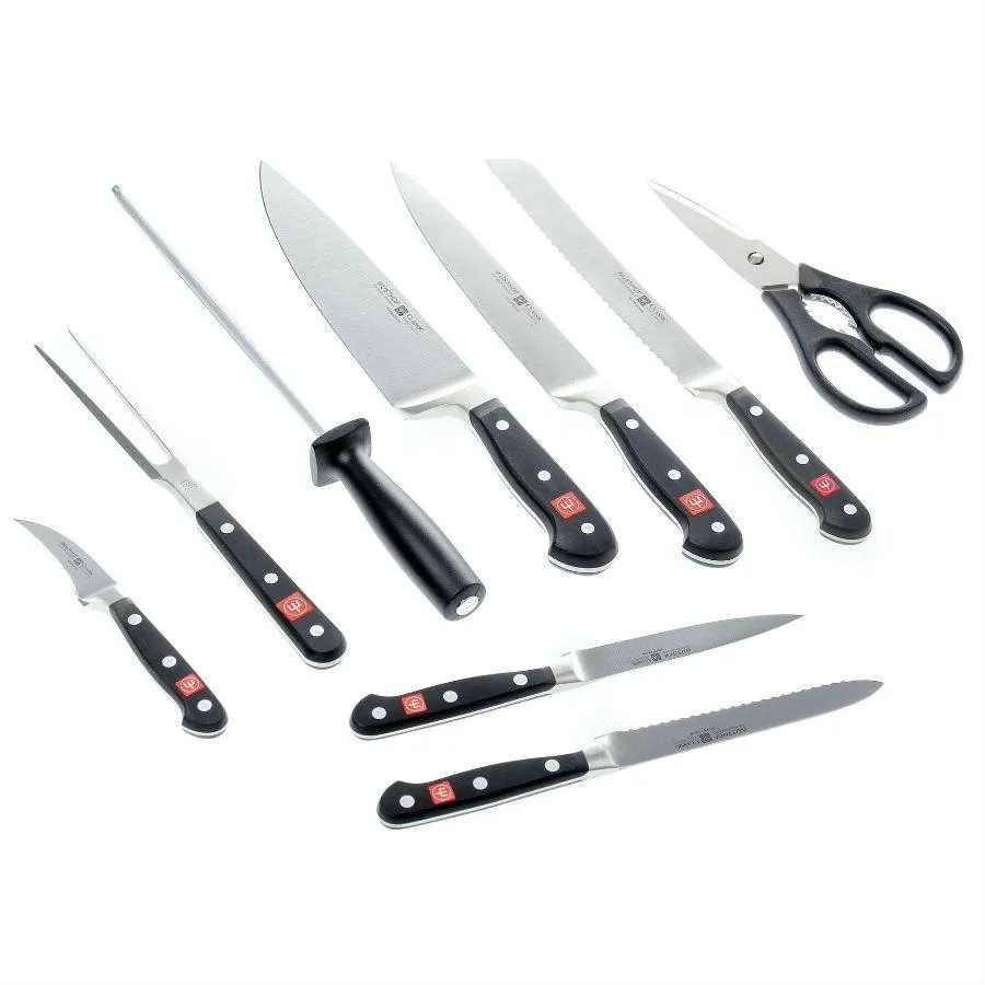 Wusthof Classic 9-Piece Knife Block Set 1090170905