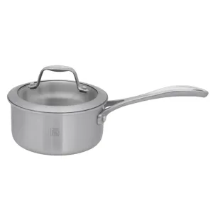 Zwilling J.A. Henckels Tri-Ply Stainless Steel 1 Quart Sauce Pan with Lid